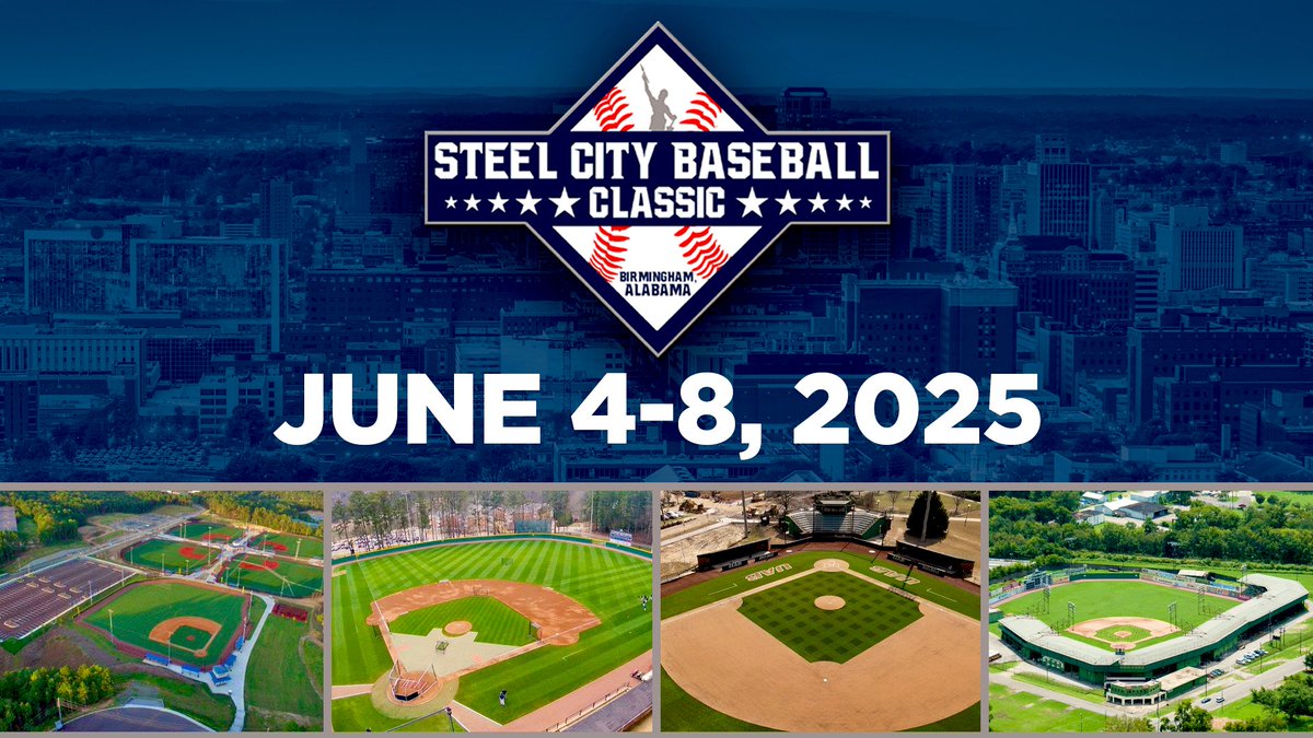 SteelCity_BB's tweet image. ‼️2025 Dates Released‼️
Information and Registration for the 8th Annual Steel City Classic at:
info.collegebaseballcamps.com/steelcity/
We look forward to hosting some great organizations in the “Steel City of the South!”