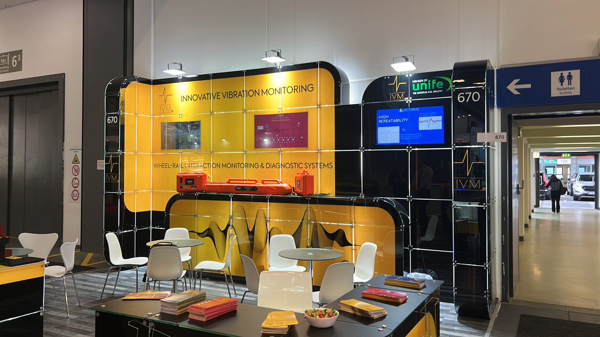 Ivm_tech's tweet photo. Until tomorrow we will be present at @InnoTrans
🚝, the largest trade fair in the rail trasport industry.  Visit us at 📷 𝒔𝒕𝒂𝒏𝒅 670 𝑯𝒂𝒍𝒍 6.2 to explore the updates on our wheel/rail interaction monitoring and diagnostic systems. Don't miss our POWERVE® system live https://t.co/QB4UxOAsyx