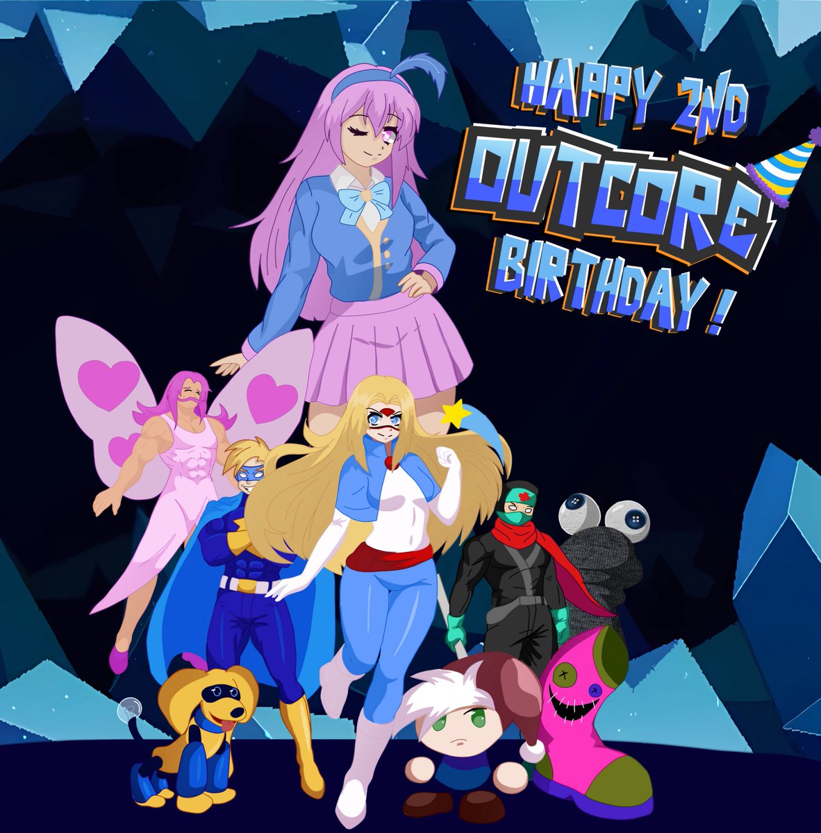 OutcoreGame's tweet photo. Art by Kratkyneo https://t.co/8fXRx8H9PE