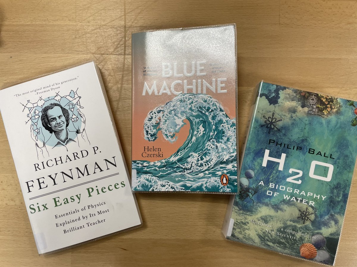 New requests from <a href="/THS_Science/">THS Science</a> for <a href="/THSsixthform/">Thomas Hardye Sixth Form</a> students. On the #topreads suggestions for physics, biology and chemistry.
#widerreading