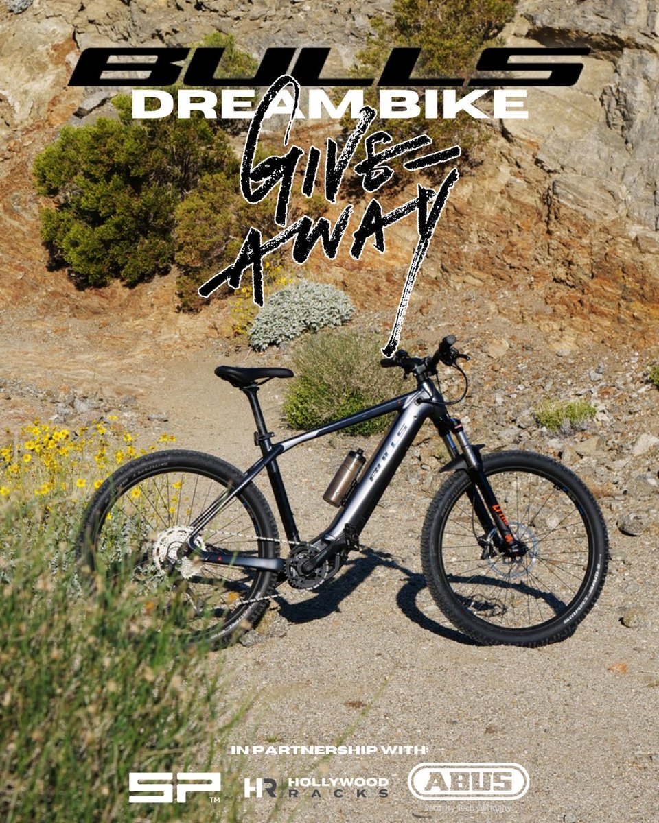 Giveaway,
for your chance to ride off with the Bulls ebike of your choosing!
(From select models)
Including City,Trail,eMTB options, and more!
.
Enter here: forms.gle/jpjUBzct19CbBx…
