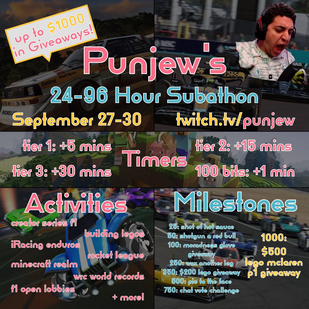 🚨🚨🚨TOMORROW🚨🚨🚨

Giveaways will be raffled off LIVE as we hit them, so if you’re hoping to win make sure you’re tuned in! It’s gonna be lit 👀