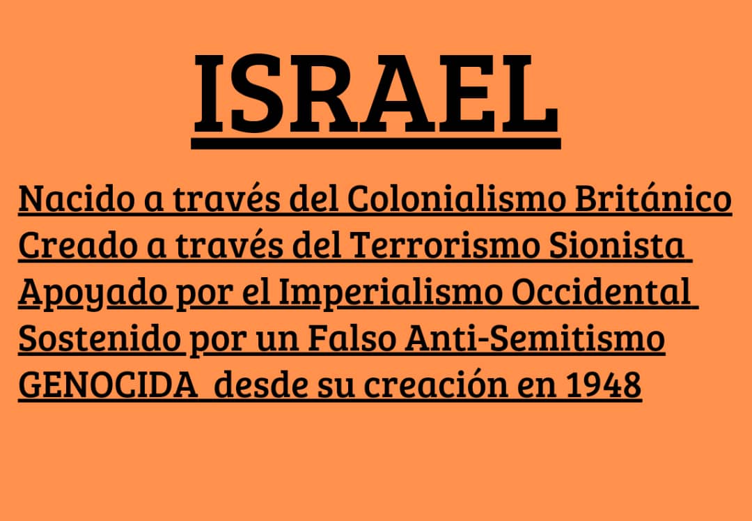 Me cuentan que, por lo que sea, a los terroristas israelíes y amiguis, les enferma ver esta imagen.
No la compartas, que se enfadan.