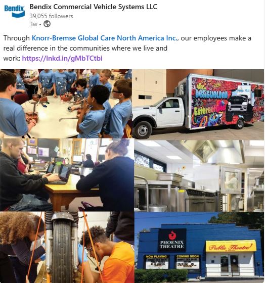 We ❤️ to see ACT1 member <a href="/Bendix_CVS/">Bendix</a> making a positive impact on the world around them! 

zurl.co/RkRx

#truckingindustry #trucking #commercialvehicles #commercialtrucks #corporateresponsibility #employeegiving