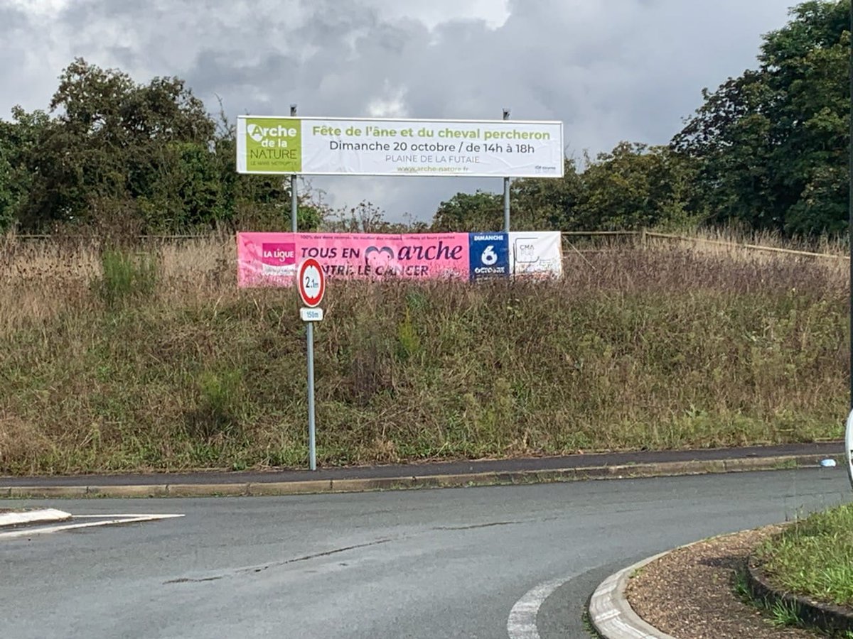 A 10 jours de Tous en Marche contre le Cancer, l'événement s'affiche un peu partout aux différentes entrées du Mans ! On vous attend nombreuses et nombreux dimanche 6 octobre !