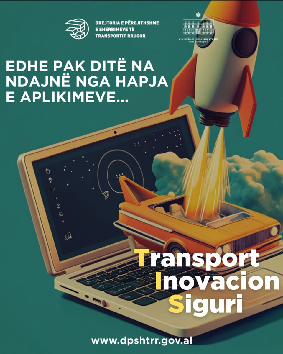 dpshtrr's tweet photo. ⏳Jeni gati? Edhe pak ditë na ndajnë nga hapja e aplikimeve!
🎯Jemi të emocionuar të shpallim se aplikimet për konkursin tonë të shumëpritur po afrohen!
🛣️Bashkohuni me ne për të kontribuar në zhvillimin e transportit të sigurt dhe inovativ. 
📢Qëndroni të informuar dhe përgatituni të aplikoni për mundësi të jashtëzakonshme! 

#Transport🚦 #Inovacion #Siguri #Konkurs #DPSHTRR #AKPA #TransportiISëArdhmes🚀