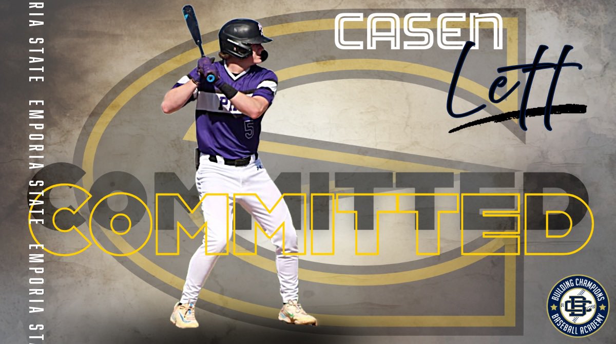 Building Champions (@bcbaseballtoday) on Twitter photo Congrats to <a href="/casen_lett/">Casen Lett</a> on his commitment to <a href="/ESUBaseball/">Hornet Baseball</a>. Power bat that has all the tools to be a game changer. Hard working on and off the field. Truly special kid that will 100% be successful at the next level. <a href="/PrepBaseballMO/">Prep Baseball Missouri</a> <a href="/Drew_Olla/">Andrew Olla</a> <a href="/DallasReed_/">Dallas Reed</a> #Committed #BCbaseball Congrats to <a href="/casen_lett/">Casen Lett</a> on his commitment to <a href="/ESUBaseball/">Hornet Baseball</a>. Power bat that has all the tools to be a game changer. Hard working on and off the field. Truly special kid that will 100% be successful at the next level. <a href="/PrepBaseballMO/">Prep Baseball Missouri</a> <a href="/Drew_Olla/">Andrew Olla</a> <a href="/DallasReed_/">Dallas Reed</a> #Committed #BCbaseball