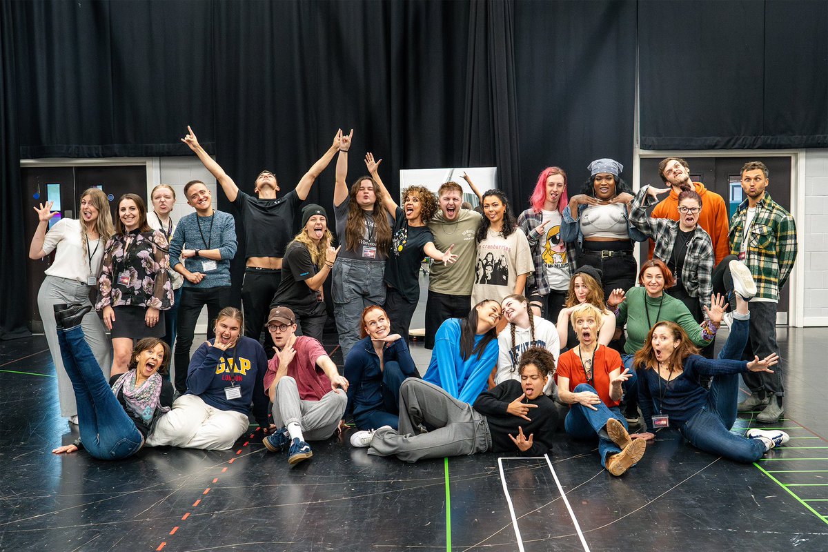 LOOK at those faces. What a wonderfully talented team we've got working on this show. 💜

#SuperYouMusical