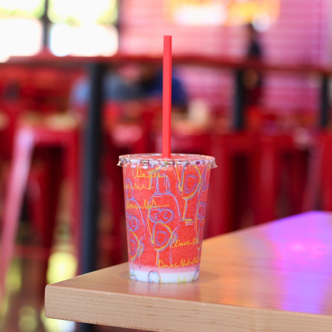 Cool down after turning up the heat at <a href="/hotchickendaves/">daveshotchicken</a> with their limited-time Dave’s Slushers, served in a collectible cup that you can take home as a souvenir! 🥤