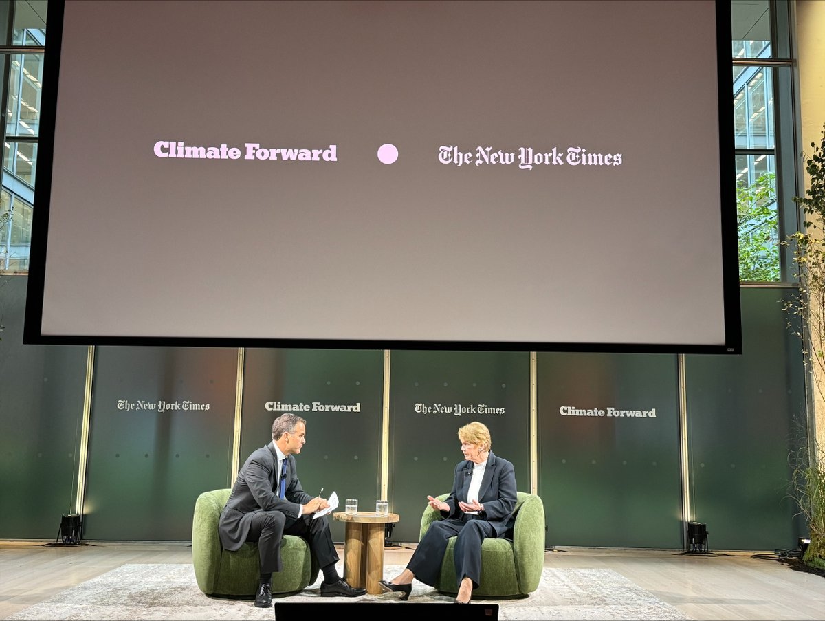 Our CEO Vicki Hollub spoke at the New York Times Climate Forward 2024 conference on September 25. In case you missed it, here is the entire conversation. bit.ly/3BiRZBP