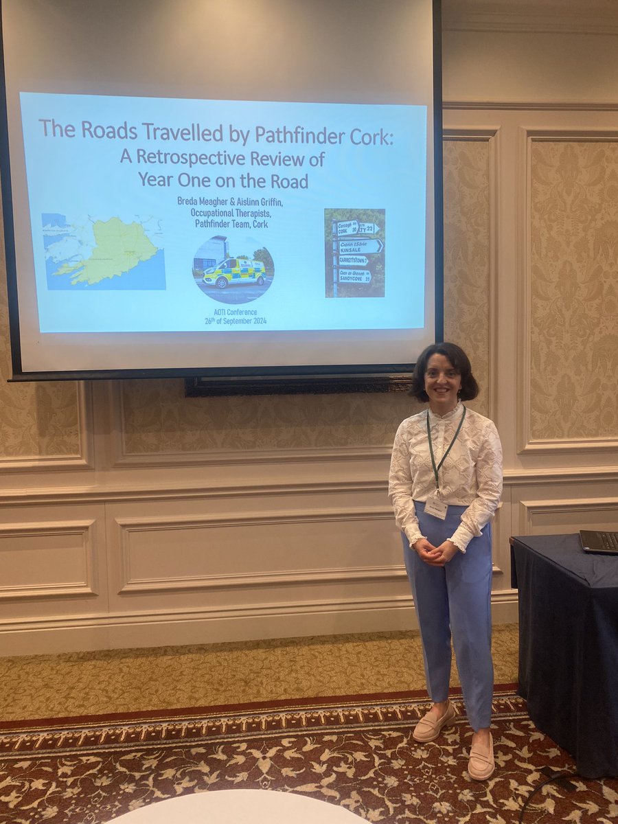 Well done to <a href="/BredaMeagher/">Breda Meagher</a> for an excellent presentation at the AOTI conference today on the roads travelled by Pathfinder Cork rural during the first year