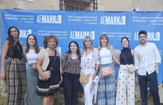 La <a href="/uclm_es/">Universidad de Castilla-La Mancha</a> acogió del 11 al 13 de septiembre la 35ª edición del Congreso Internacional de <a href="/AEMARK/">AEMARK</a>. 

Nuestro grupo de investigación presentó 4 ponencias y 2 proyectos de tesis doctoral. 

¡Enhorabuena a <a href="/JA_Mondejar/">Juan Antonio Mondéjar Jiménez</a> y al comité organizador por una excelente gestión!