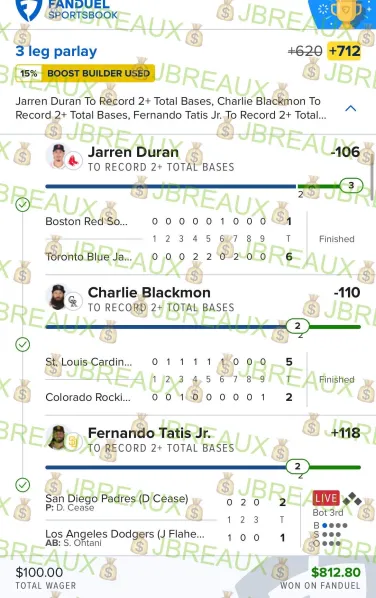 MMadeGambling's tweet photo. The heater continues for @jeremybreaux What are his bets today? Well join our positive vibes discord for FREE JOIN-> https://t.co/6CussPtdY0 https://t.co/QWlVEZ9Mef