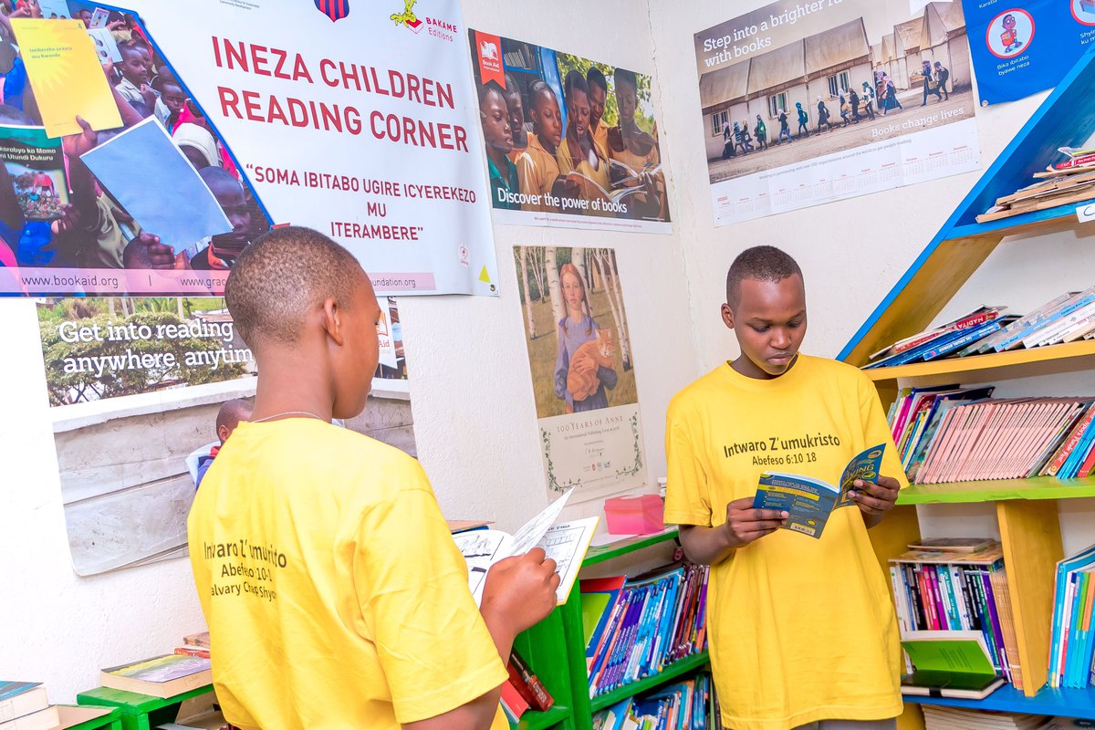 Inezafondation's tweet image. Introduce your child to the magic of books and watch them grow into thoughtful, creative, and curious individuals.@KigaliLibrary 

#ReadingForKids #YoungReaders #EarlyLearning #FutureThinkers  #RaisingReaders