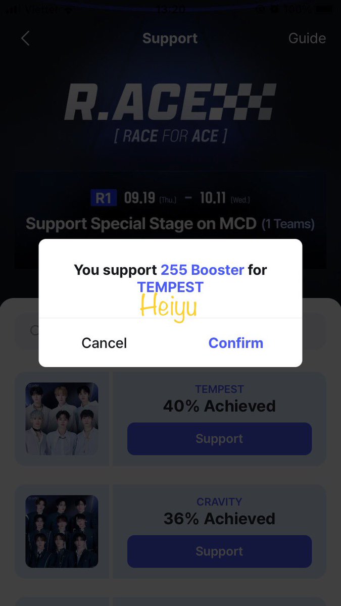 chaulhm197's tweet photo. Tempest cố lên nha 

#RTK_RACE_R1 #MnetPlus #TEMPEST #템페스트 #TPST https://t.co/boPQ7q9OuN