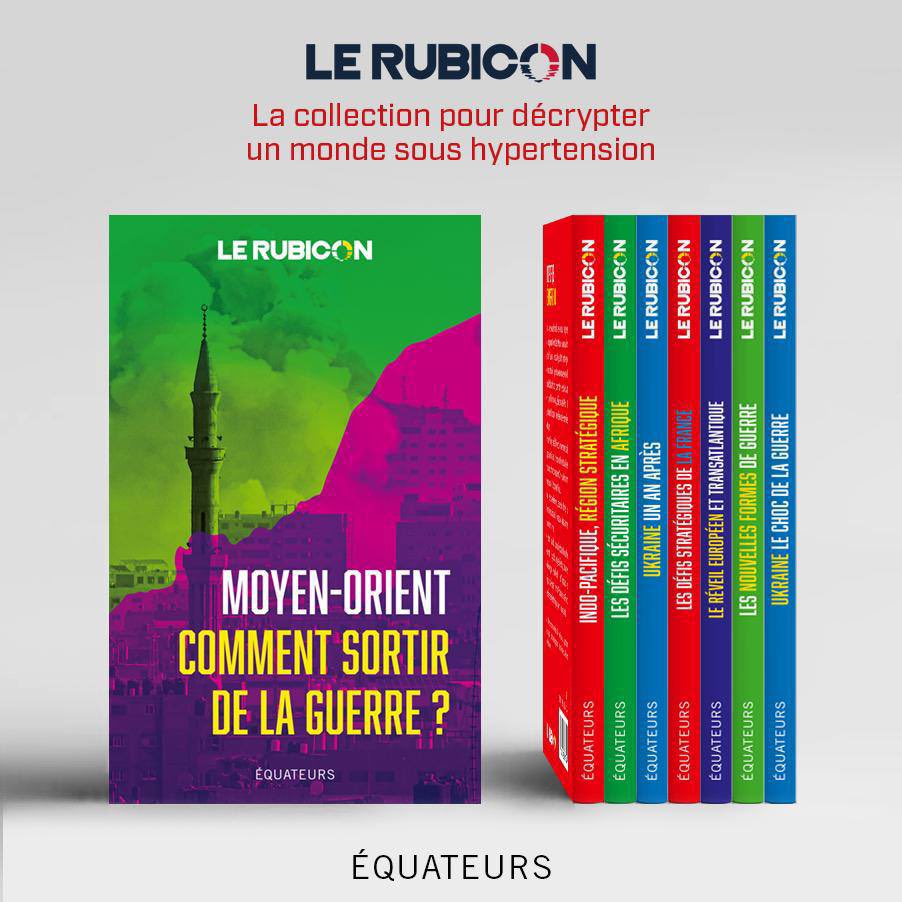 LeRubicon_org's tweet photo. Plongez au cœur des enjeux géopolitiques actuels avec « Moyen-Orient. Comment sortir de la guerre? ». Avec les contributions de @Marie_Robin_, @jsoufi, @Celeste_Kmiotek, @sophie_duroy, Pierre Pahlavi, @thomasjuneau, @Rachid_Chak, @HelfontSamuel et Robert Freeman.
Le 8ème tome de la collection #LeRubicon est disponible aux @Equateurs.
https://t.co/pJt7xEh9aK