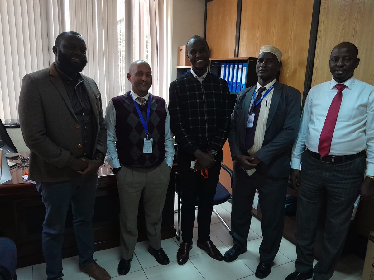 AEDT_Interact's tweet photo. #IkoscholarshipKE 
#IkointerestfreestudyLoanKE
Earlier today we paid a courtesy call to @EACC offices Nairobi, disseminated info on our various products and how the staff can benefit.Also highlighted potential areas of collaboration.
@abdallaumar1  @dr_saado  @iofarah @Shapyah https://t.co/Z9lXQt7rDR