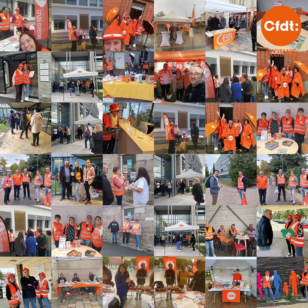 Cfdt_Occitanie's tweet photo. 🟠 Réponses à Emporter 🟠
C'est sous la pluie que s'est terminée cette édition.
Dès 7h ce matin et dans plus de 20 points de rencontre, étudiants, actifs et retraités ont pu discuter avec les militantes et militants sur tous les sujets : licenciement, formation, apprentissage... https://t.co/ogVEjDiZYk
