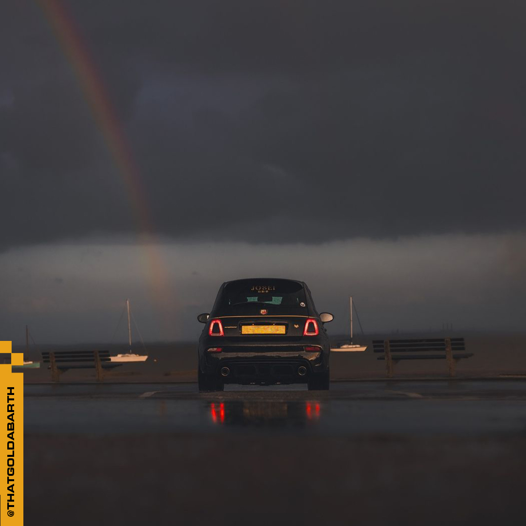 🦂 + ☁️🌈 + 📸 @thatgoldabarth = 😍

#Abarth #Abarth595