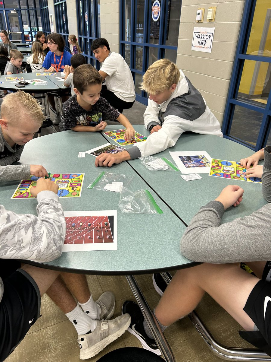 YOUR_WES's tweet photo. Our high school reading buddies are back! We were so excited to see them this morning! Thank you @whitelandsports! https://t.co/IeMyWUuYB3