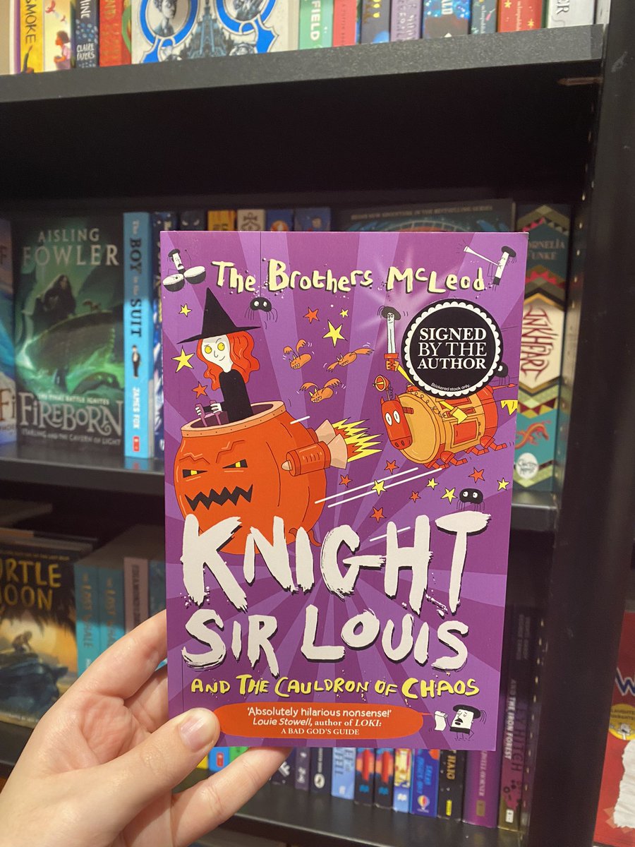 Happy publication day to Knight Sir Louis and the Cauldron of Chaos by <a href="/brothersmcleod/">Brothers McLeod</a>!! We’re big fans of the Knight Sir Louis series and can’t wait to see what happens in this one. The Brothers McLeod will be at the autumn <a href="/StratLitFest/">Stratford Literary Festival</a>. Pick up your copy today 🎃