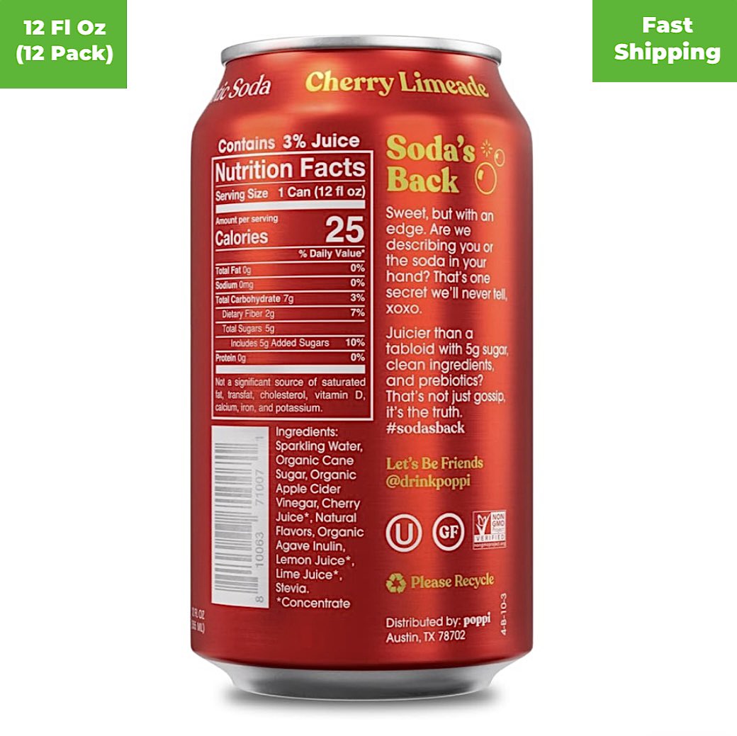 unitee_official's tweet photo. ๐ Woah woah woah!
๐ Who wants a pack of #poppi Cherry Limeade:
๐ https://t.co/J3cDCQMrLV
โ Free Shipping โ
โ Brand New โ
โ 30% off for 2 Packs โ
๐ฒ LIKE and FOLLOW for more tasty content!
@unitee_official
@drinkpoppi
#drinkpoppi #cherrylimeade #thursdayvibes https://t.co/6kw0rV4o7a