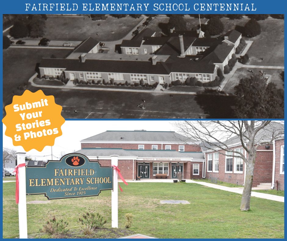 Since opening its doors in 1925, Fairfield Elementary School has been committed to educational excellence. As we approach our centennial celebration, we invite you to be part of this historic milestone. Submit your stories and photos by Dec. 31 to:
tinyurl.com/FairfieldEleme…