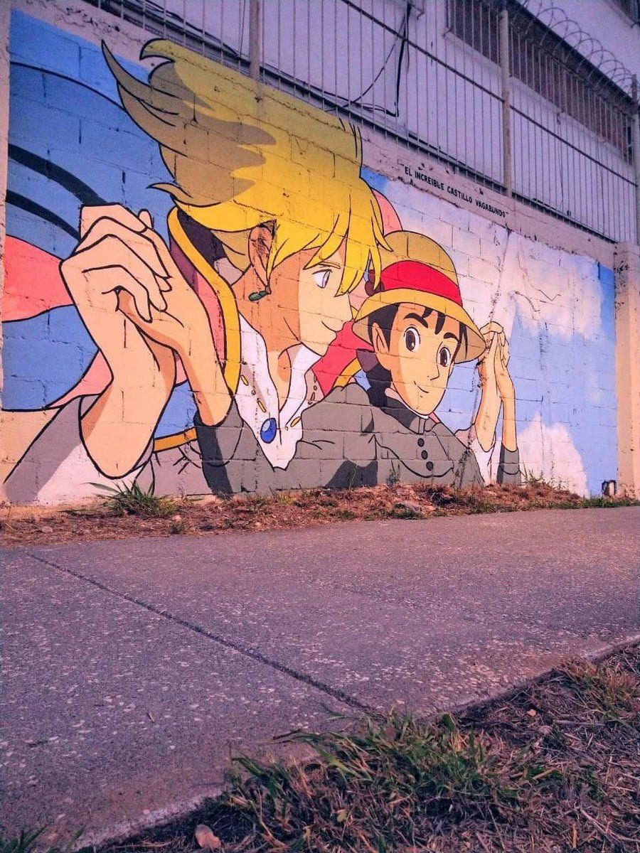 Howl's Moving Castle Mural