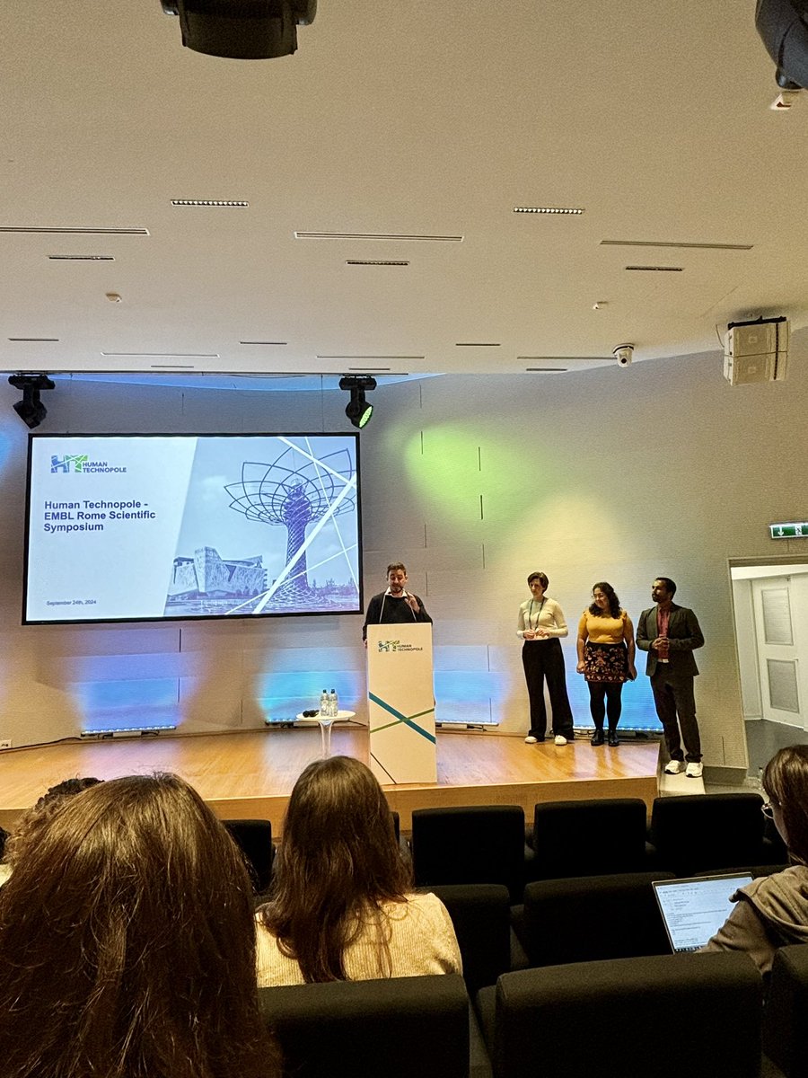munafomarzia's tweet photo. Exciting day @humantechnopole for @EMBLRome pre- and postdocs!
Greatly enjoyed visiting the institute and getting to know a bit of the science happening there. And big kudos for the seamless bottom-up organisation of this event, entirely driven by fellows of both sites! 🙌 https://t.co/naOy3tIRH9