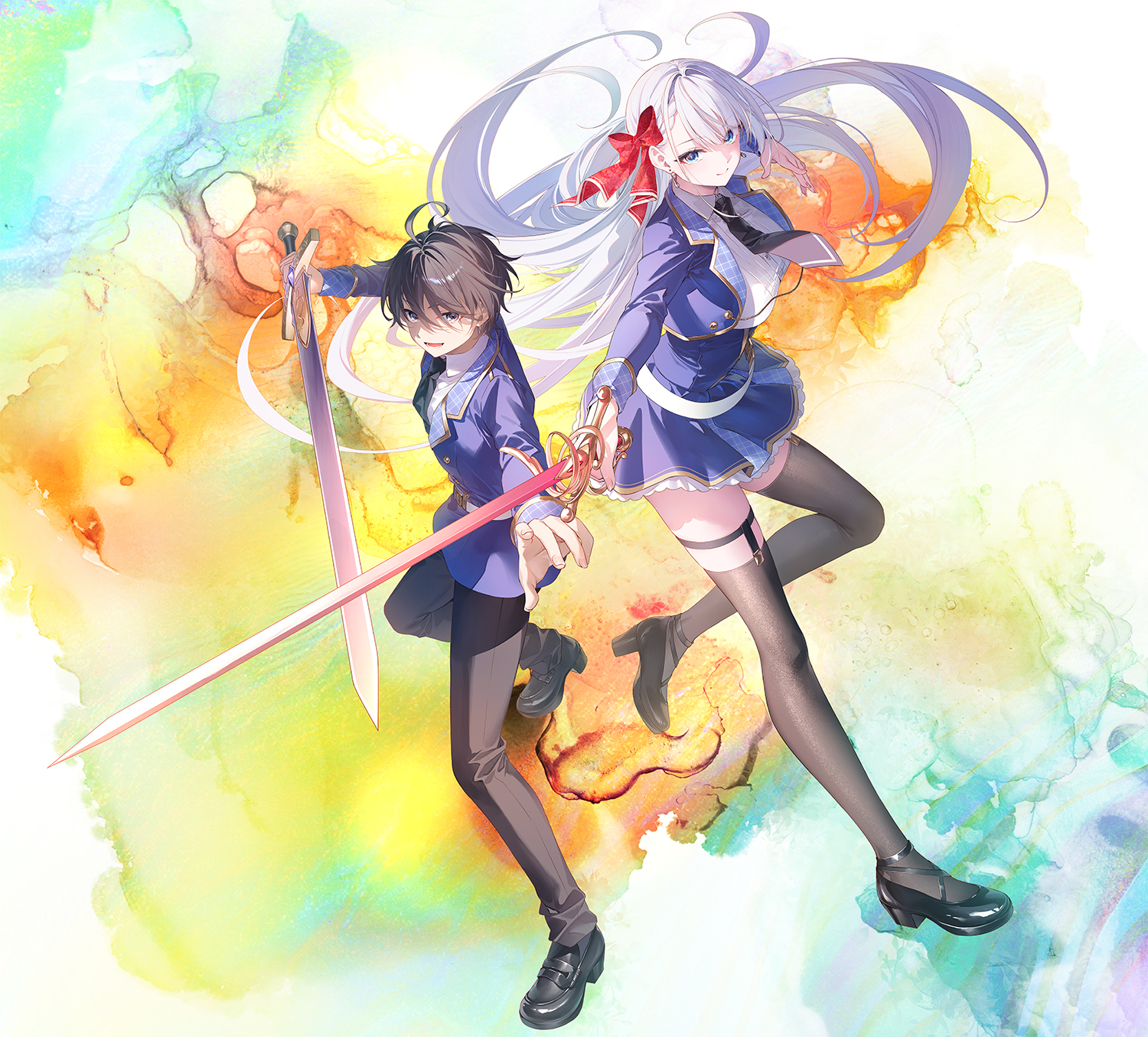 聖剣学院の魔剣使い 全巻＋ブックカバー＆イラストカード GOODS – TVアニメ『聖剣学院の魔剣使い』Blu-ray上巻・下巻が