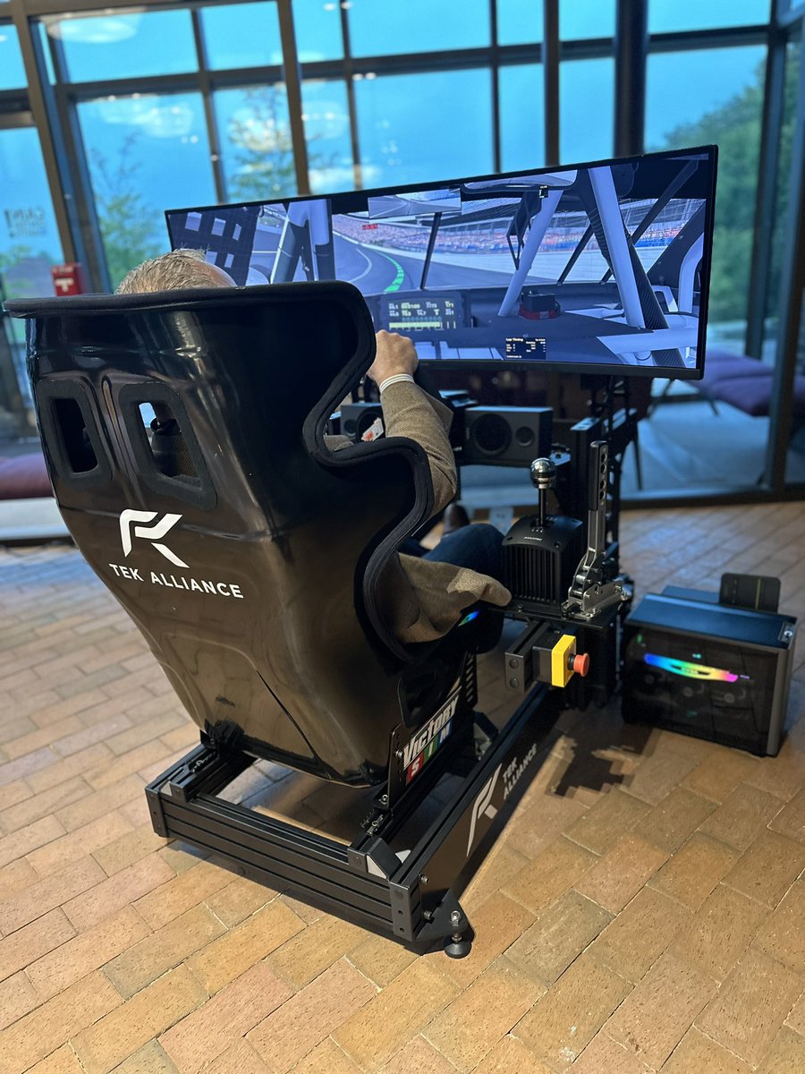 VictorySimLLC's tweet image. Rainy day so thankful to be working indoors today at the @RFKracing tek alliance conference.