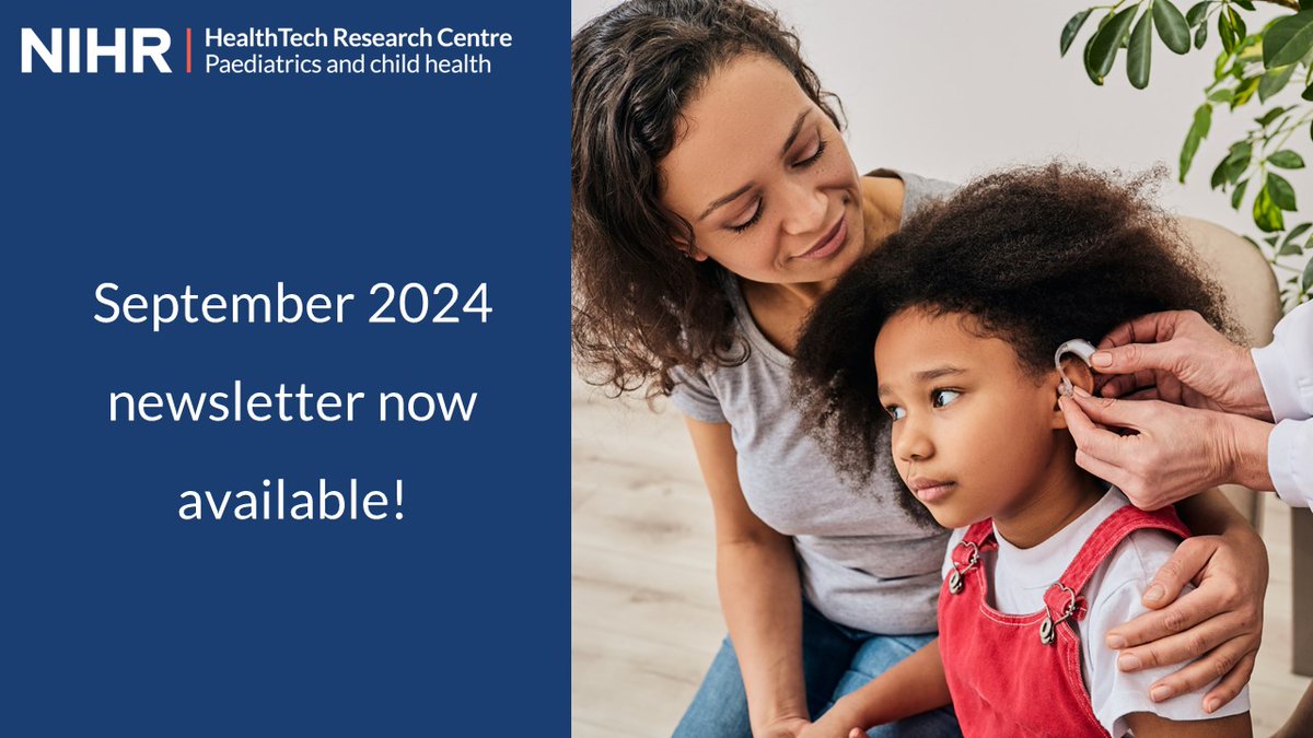 Our September monthly newsletter is now available📢

This issue features our upcoming theme workshops, a great PhD opportunity <a href="/Cambridge_Uni/">Cambridge University</a>, the new CYP HealthTech Accelerator &amp; a recent publication from our PPIE Lead <a href="/jen_preston1/">Jenny Preston (Mrs D’Arcy in personal life)</a>

Click here to read👉
mailchi.mp/4a2cbe6c2cd4/n…