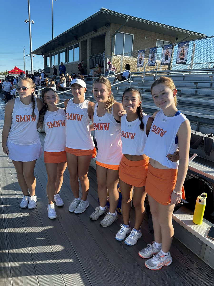 Follow along with these girls at JV Sunflower League today! bit.ly/3XBO5eI?r=qr <a href="/SMNWAthletics/">SMNW Athletics</a>