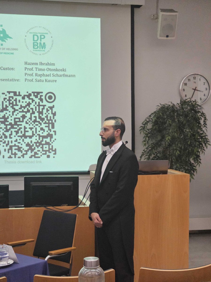 Congratulations Dr <a href="/Hazemibrahimi/">Hazem Ibrahim</a> 🥳 <a href="/OtonkoskiL/">OtonkoskiLab</a> <a href="/STEMMProgram/">STEMM Research Program</a> <a href="/HelsinkiUniMed/">Medicine and Health, University of Helsinki</a>