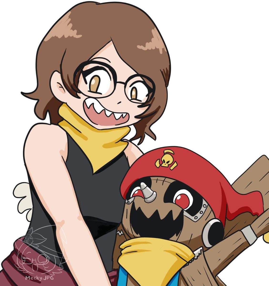 MeckyJPG's tweet image. I&apos;m super obsessed with my Puppetmon partner....
#Digimon #Puppetmon #Pinochimon