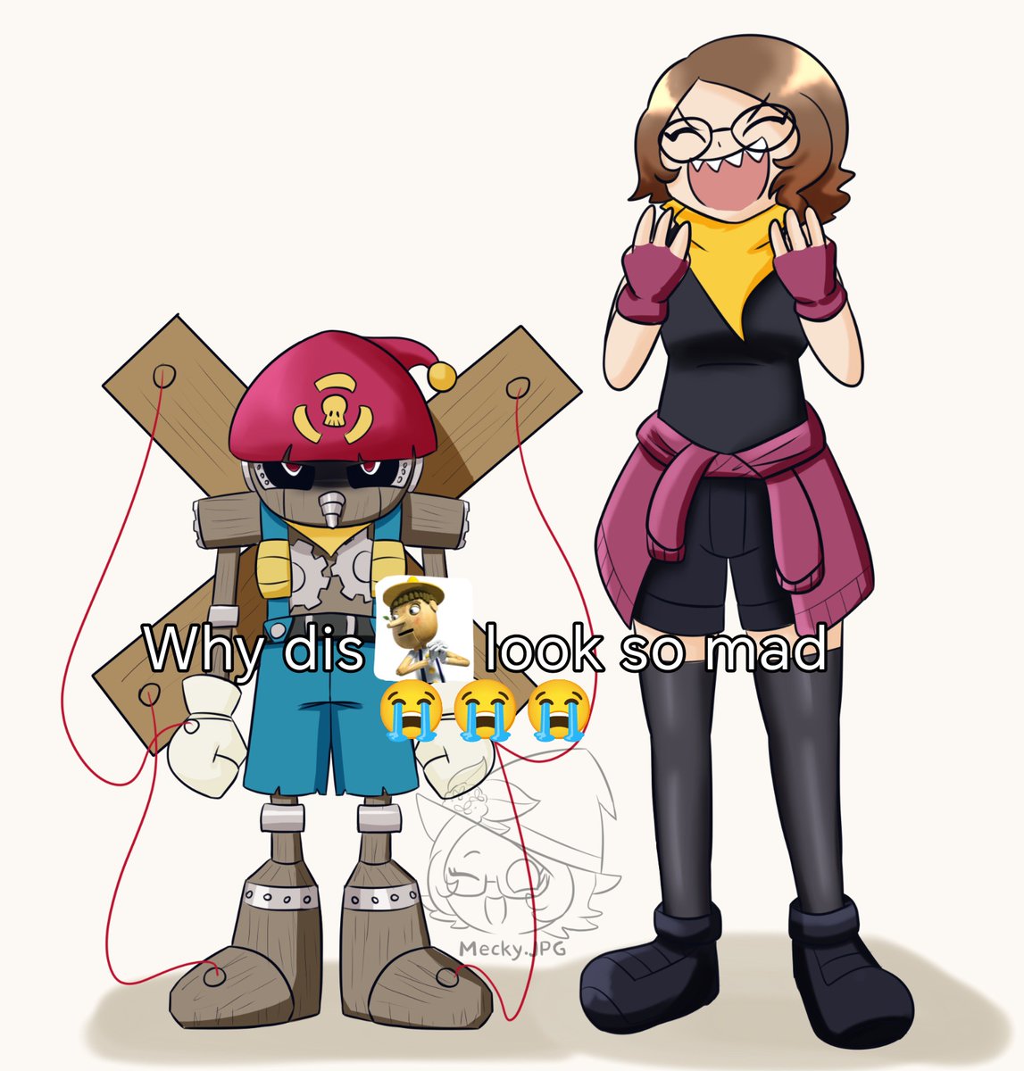 MeckyJPG's tweet image. I&apos;m super obsessed with my Puppetmon partner....
#Digimon #Puppetmon #Pinochimon