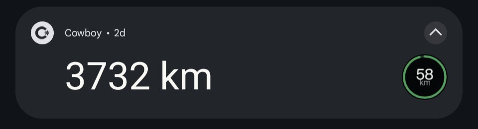 Seriously though, what am I supposed to do with this permanent notification <a href="/Cowboybike/">Cowboy</a> ? I'm not sure what it's even telling me or why I need it always visible