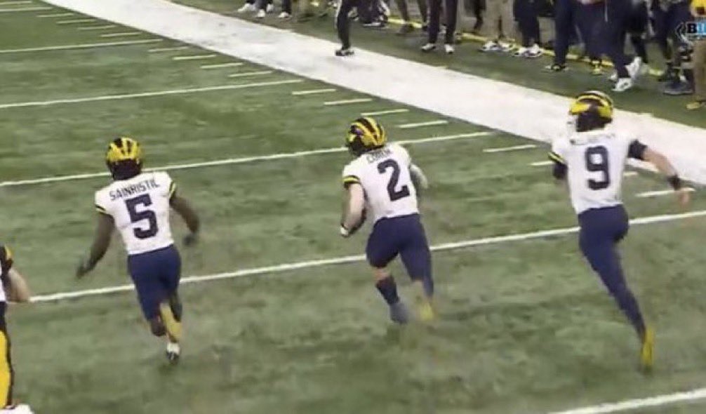 Team 144 was the last great college football team. 

Built from the ground up with guys who committed to Michigan before NIL. 

They switched sides when asked. Ignored their own stats. Battled through injuries. And went 15-0. 

We will not see a team like Team 144 ever again.