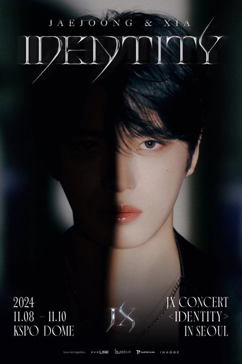 ポスター j JX 2024 CONCERT <IDENTITY> in Seoul JX : J POSTER RELEASE