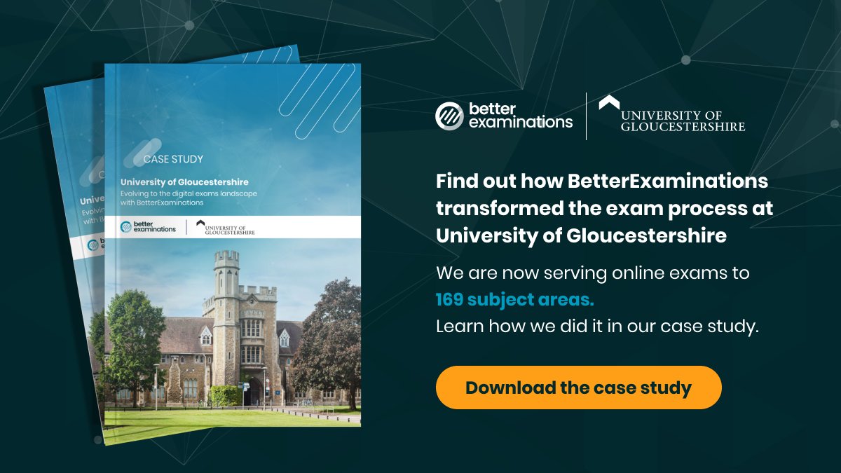 We're thrilled to share our latest customer success story with University of Gloucestershire 🚀 From traditional to digital, BetterExaminations has transformed processes, enhanced experiences, and increased adoption rates. Dive into our case study: betterexaminations.com/client-stories…