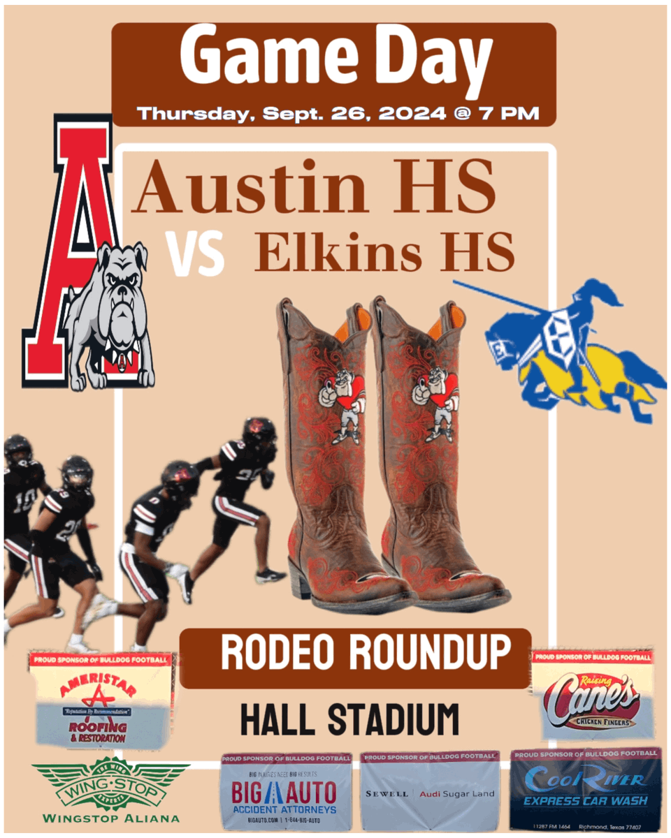 AHSDawgFootball's tweet photo. Game Day!! #SicEM24 https://t.co/bKGakZvhA9