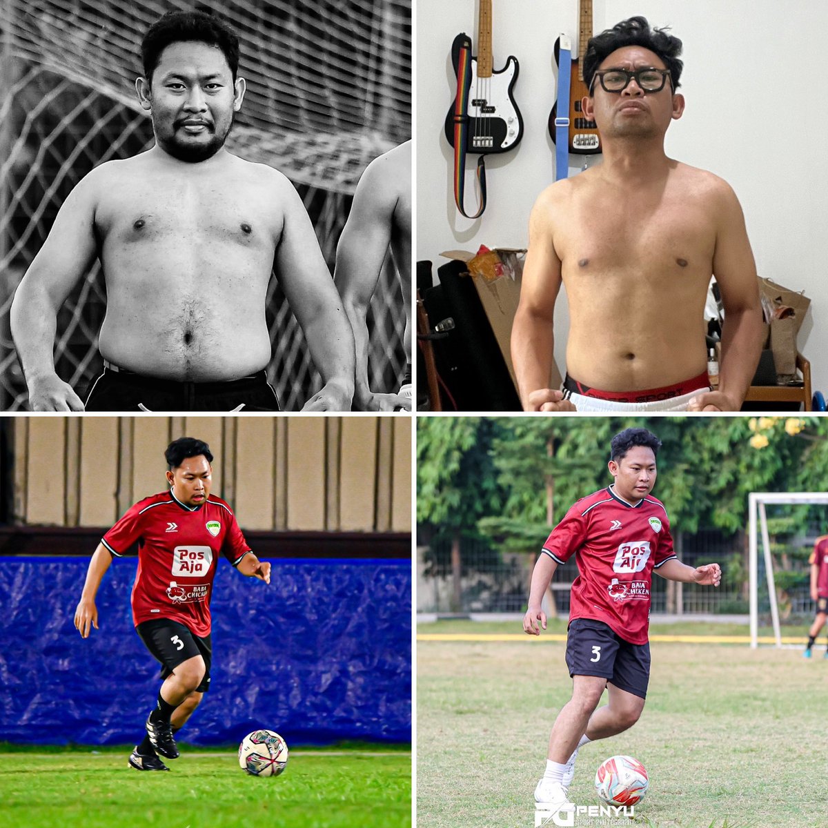 heratmo's tweet photo. @tirta_cipeng Saya hobi futsal badminton dari SD tapi badan bengkak terus. Akhirnya ubah pola makan dan diet gara gara nonton podcast Om Tirta di vindes ditambah carnivore diet, alhasil dari BB 81 kg di bulan April 2024 sekarang per September udah 67 kg. TB saya 164. Doakan semoga cepat ideal https://t.co/VAslbNkhYS