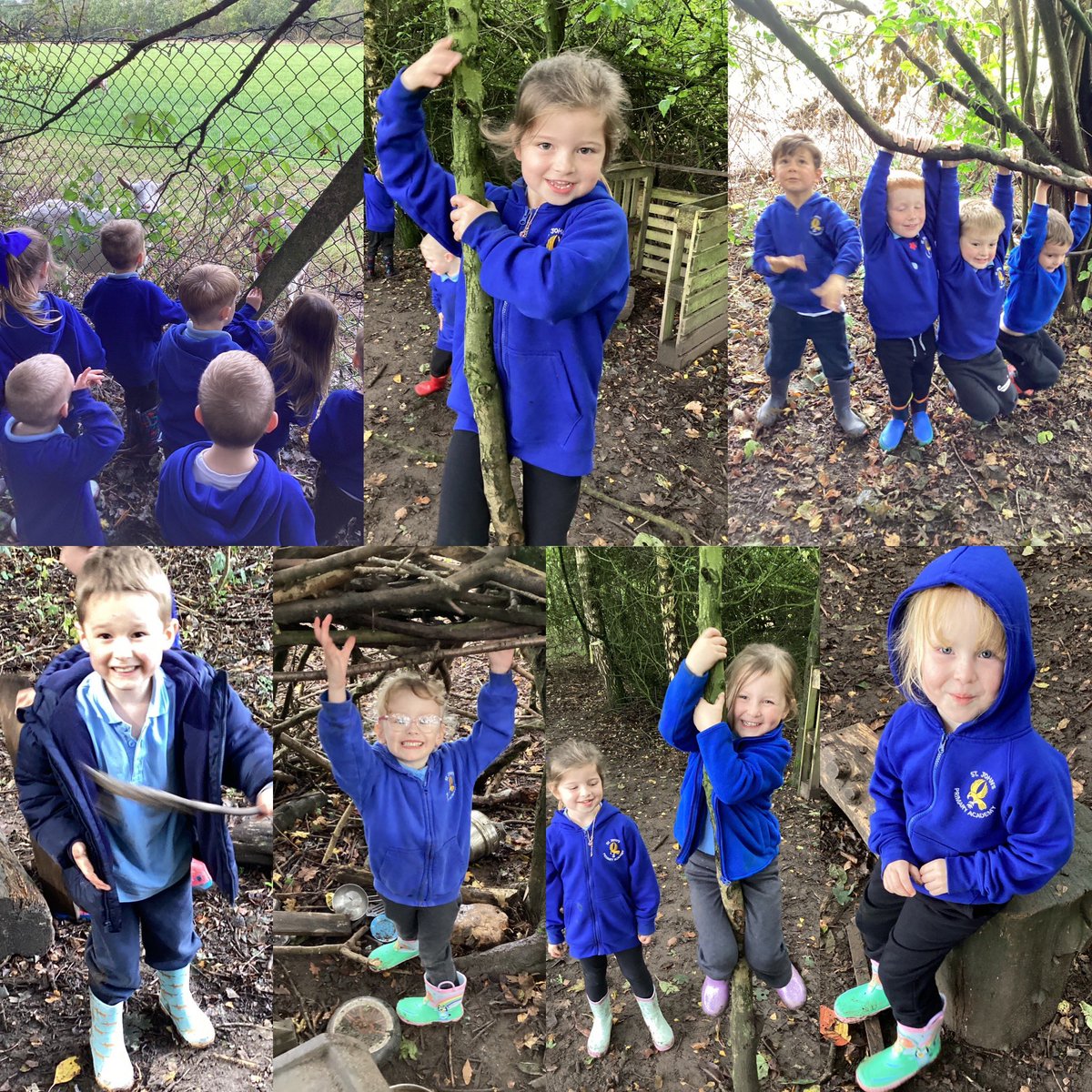 StJohns_Eagle's tweet image. REC’s first time in the forest was magical! 🌟 #ForestFun #MakingMemories 🌳🌳🌳