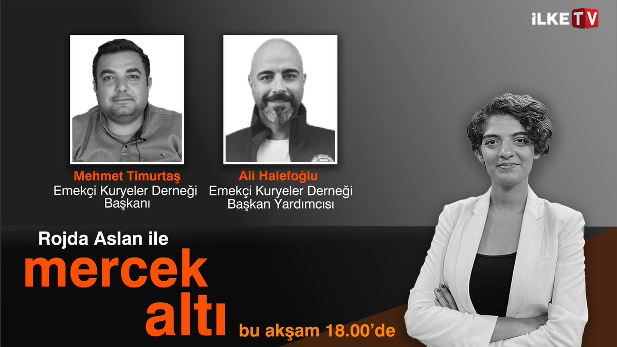 * Motokuryeler hangi koşullarda çalışıyor?
* Kuryelerin iş güvenliği neden sağlanmıyor?

Rojda Aslan soruyor;
Emekçi Kuryeler Derneği(<a href="/emekcikuryeler/">Emekçi Kuryeler Derneği</a>) Başkanı Mehmet Timurtaş(<a href="/mehmettimurtass/">Mehmet Timurtaş</a>) ve Başkan Yardımcısı Ali Halefoğlu yanıtlıyor

Mercek Altı bu akşam 18:00'de İlke TV'de