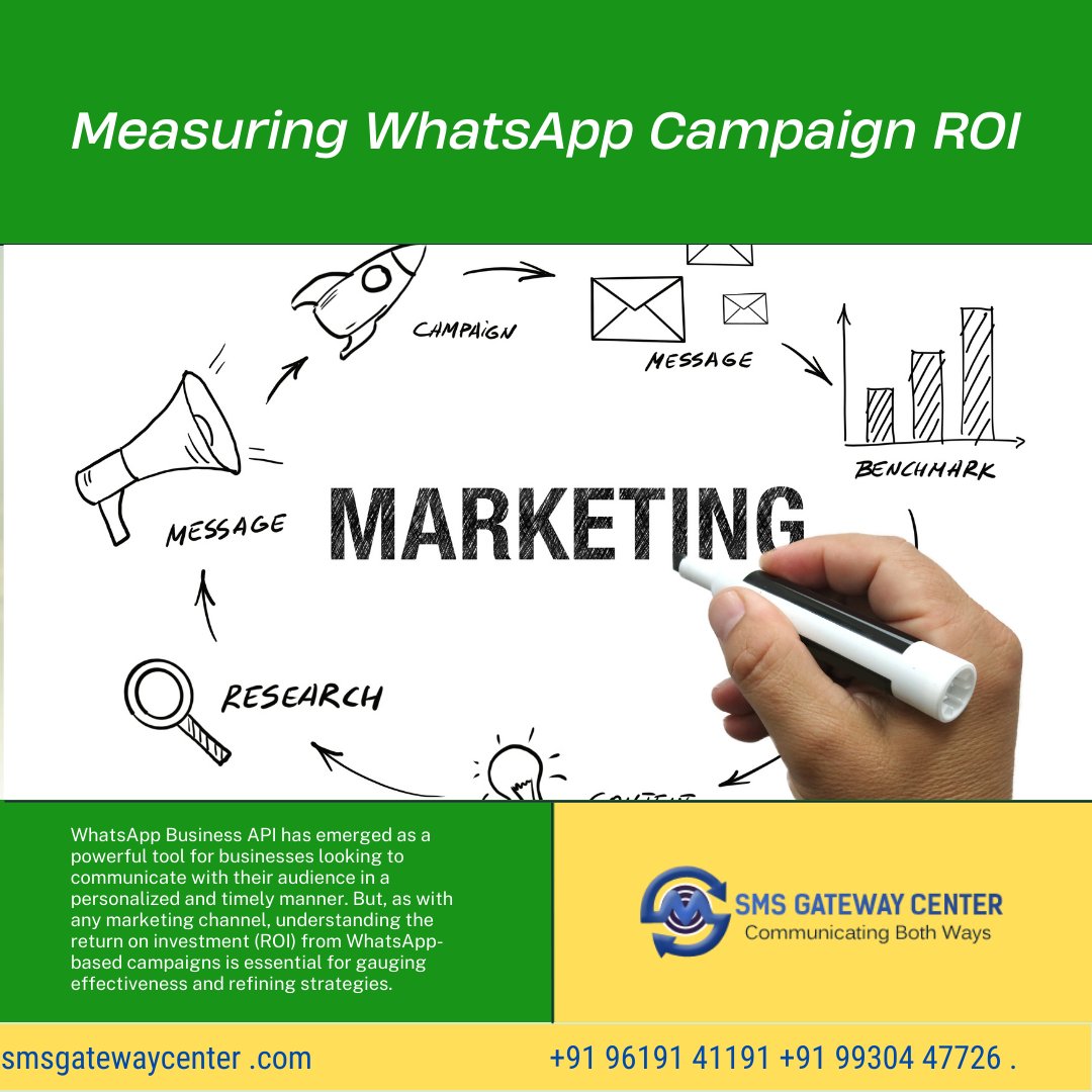 SMSGatewayIndia's tweet image. How to Measure the ROI of Your WhatsApp Business Campaigns | SMSGatewayCenter

smsgatewaycenter.com/blog/measure-w…

#WhatsAppBusiness #MarketingROI #WhatsAppAPI #BusinessCampaigns #DigitalMarketing #KPI #WhatsAppMarketing #ROI #CustomerEngagement #MarketingTips
