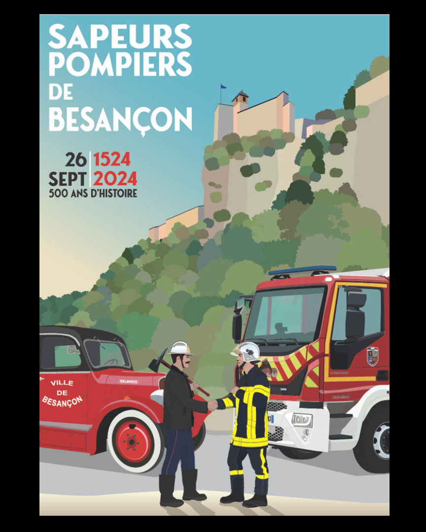 Jour J : 🔥 🎂 🎉 500 ans !!! 26 septembre 1524 - 26 septembre 2024.
Merci à ceux, qui depuis 500 ans, ont protégé notre belle cité des ravages de l’incendie, à ceux qui, aujourd’hui encore, livrent ce combat, à ceux qui, demain le poursuivront. (Affiche Volo Graphisme)