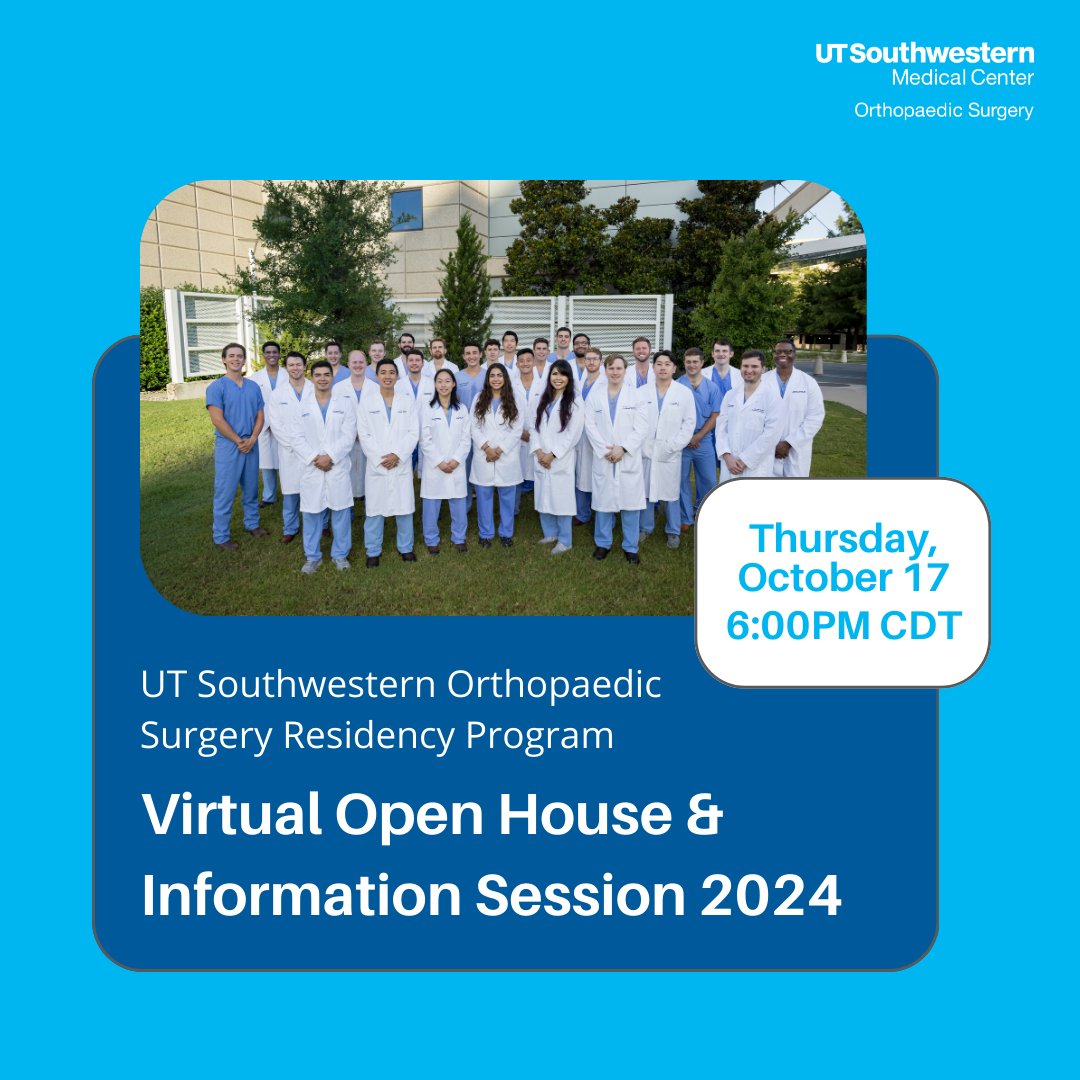 UTSW Orthopaedic Surgery tweet media