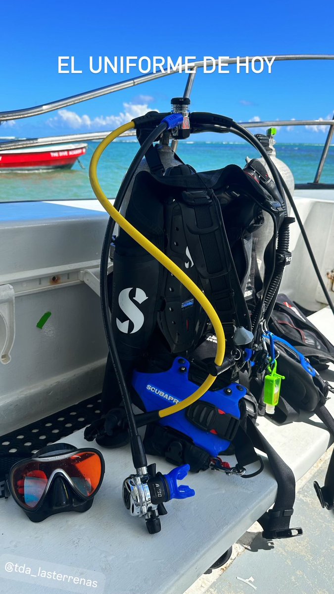 La oficina de hoy… 🥰
#scubapro #lasterrenas