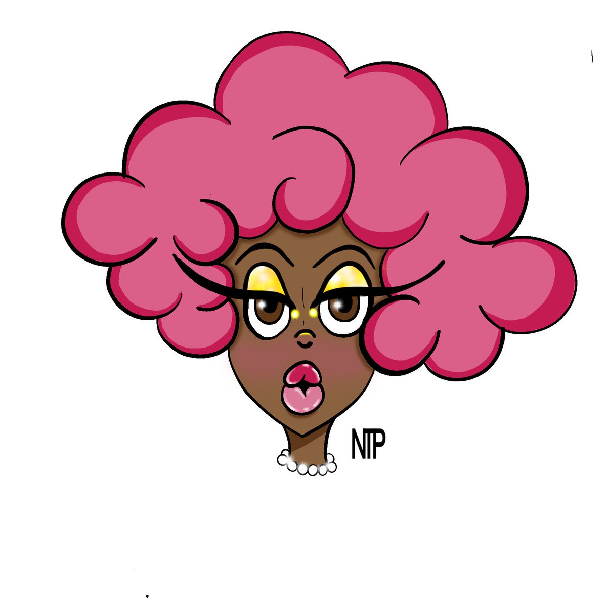 Nene_TooPretty's tweet image. I tried 3 different ways #project9 #Procreate