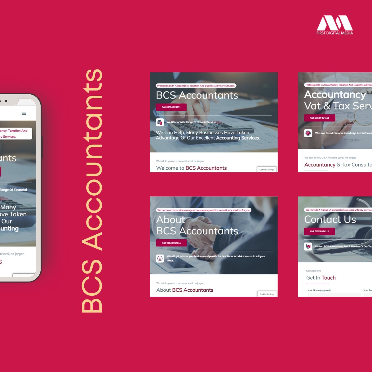 First_DM's tweet photo. Website Launch 🚀

The First Digital Media team are delighted to showcase one of our latest website launches. ⭐

As part of the ICS Accounting group, our team designed this sleek and modern website for local business, BCS Accountants; https://t.co/Fgws2cWpfC

#WebsiteDesign https://t.co/nJ3A27a4lm